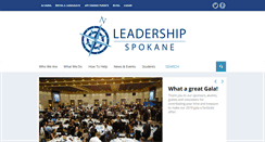 Desktop Screenshot of leadershipspokane.org