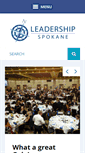 Mobile Screenshot of leadershipspokane.org
